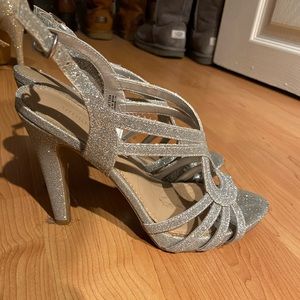 Aubrey Brooke Silver Heels